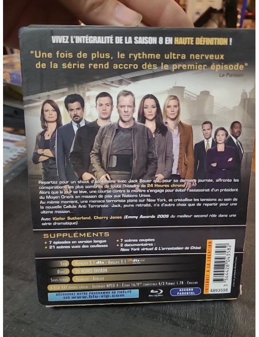 24 Heures Chrono, saison 8 (Blu-ray)