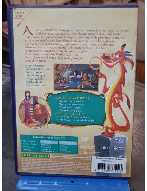 Mulan 2 - La mission de l'Empereur (DVD)