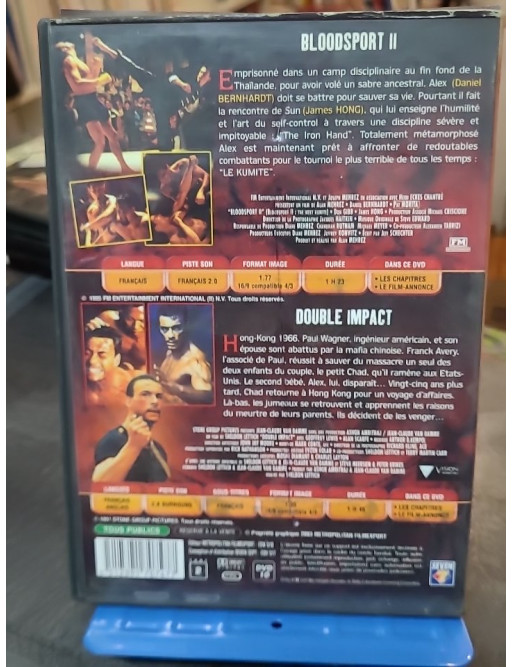 Blood sport II / Double impact (DVD)