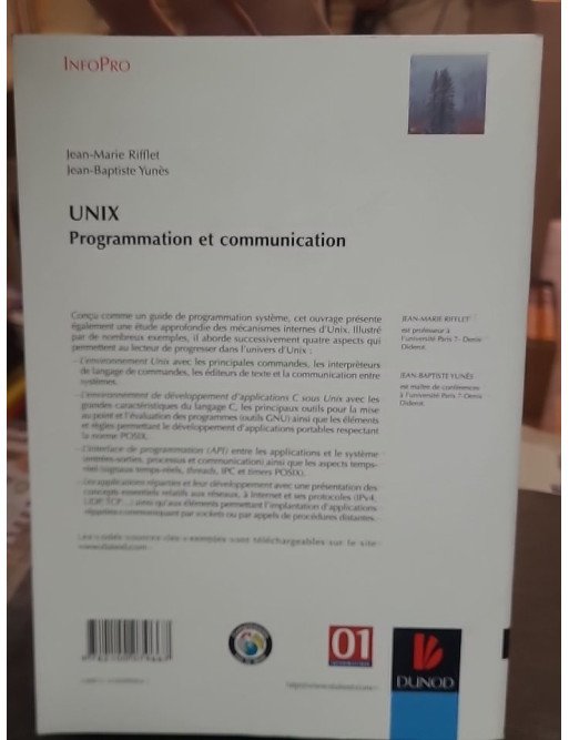 Unix - Programmation et communication par Jean-Marie Rifflet et Jean-Baptiste Yunès