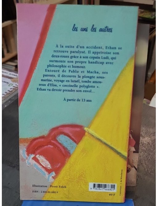 En roues libres de Sigrid Baffert, un roman jeunesse sur l'acceptation du handicap et l'amitié