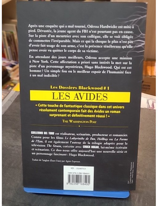 Les Avides de Guillermo del Toro et Chuck Hogan - Un thriller fantastique et d'horreur