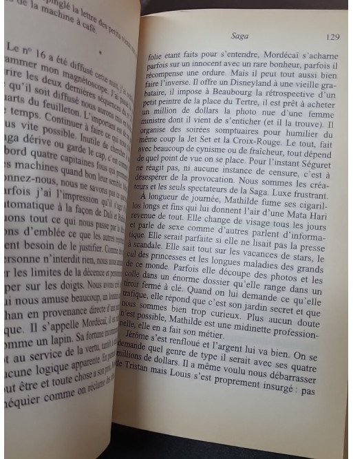 Saga de Tonino Benacquista - Grand prix des Lectrices de Elle 1998