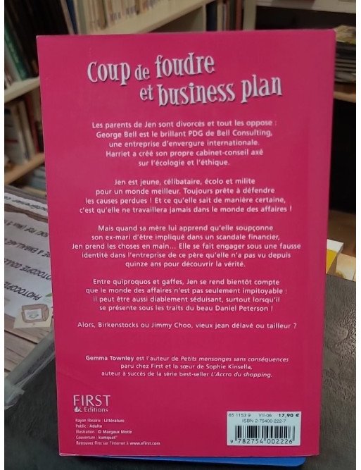 Coup de foudre et Business Plan - Gemma Townley