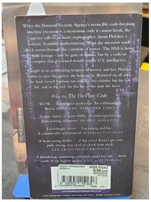 Digital Fortress - Thriller technologique de Dan Brown EN ANGLAIS