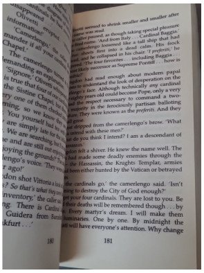 Angels and Demons par Dan Brown, le best-seller du Da Vinci Code