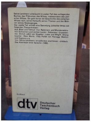 Judische Witze : Recueil de blagues juives sélectionnées par Salcia Landmann