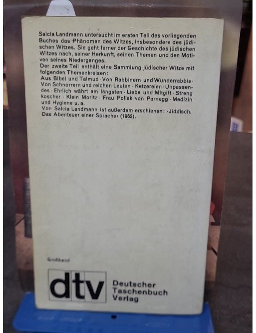 Judische Witze : Recueil de blagues juives sélectionnées par Salcia Landmann