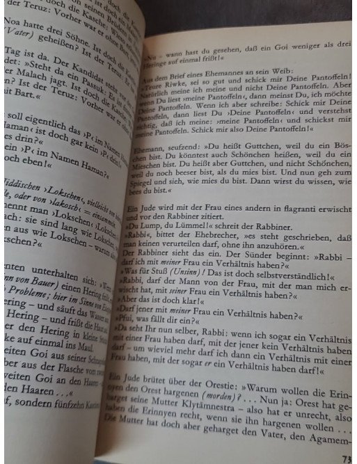 Judische Witze : Recueil de blagues juives sélectionnées par Salcia Landmann