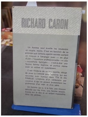 TTX 75 en famille par Richard Caron : Un roman d'espionnage
