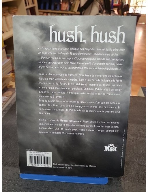 Hush, Hush de Becca Fitzpatrick - Le début de la saga paranormale Les Anges Déchus