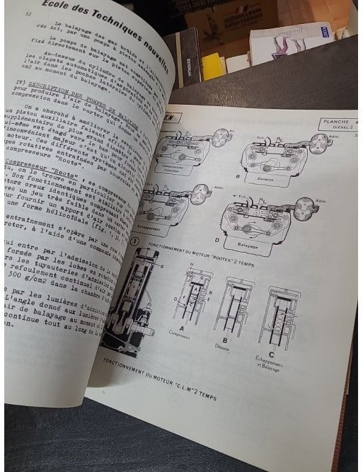 Méthode de technicien en moteurs Diesel par Ecole des techniques nouvelles en 3 tomes