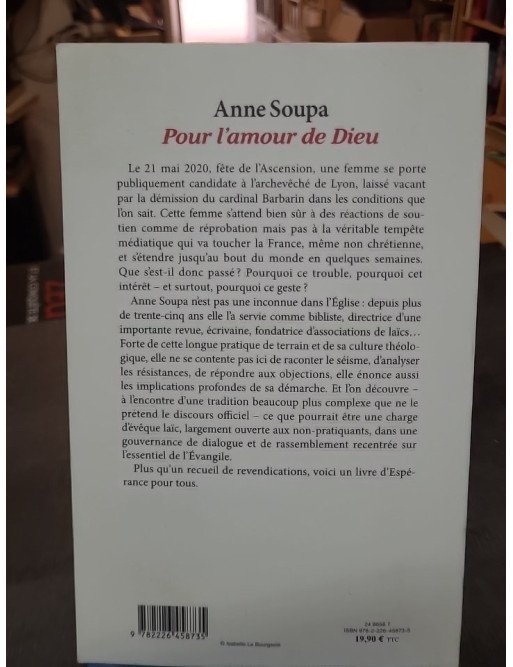 Pour l'amour de Dieu - Anne Soupa