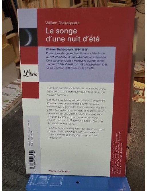 Le Songe d'une nuit d'été de William Shakespeare