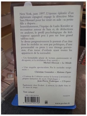 L'Ange des ténèbres - Roman de Caleb Carr