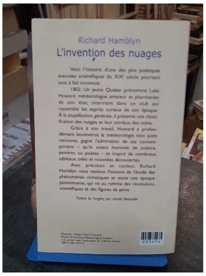 L'invention des nuages par Richard Hamblyn : l'histoire de la classification des nuages par Luke Howard