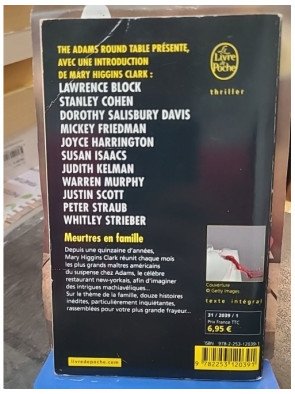 Meurtres en famille un recueil de 12 histoires inédites de suspense par les plus grand auteurs