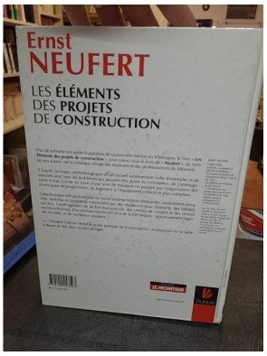 Les éléments des projets de construction : le Neufert, un guide pratique pour l'architecte