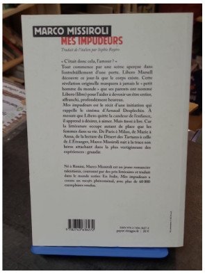 Mes impudeurs - Marco Missiroli