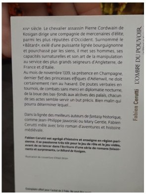 Le Bâtard De Kosigan - Tome 1 a 4 - L'ombre Du Pouvoir - Fabien Cerutti