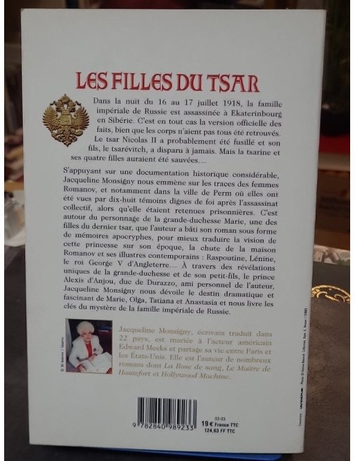 Les Filles Du Tsar - Marie Ou Les Tourbillons Du Destin - Jacqueline Monsigny