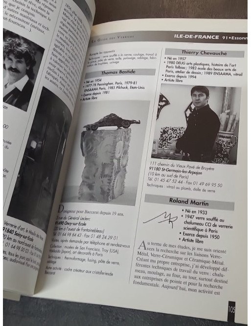Guide des verriers. 450 souffleurs et sculpteurs de verre en France par Sylvie Girard-Lagorce