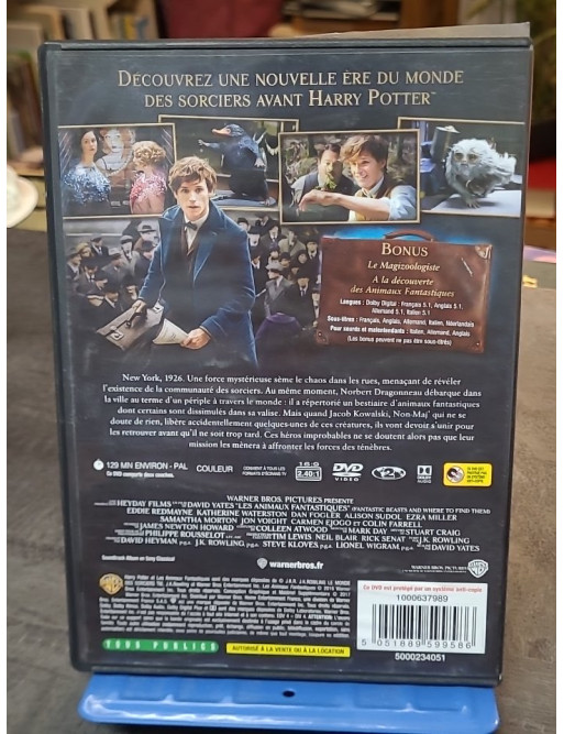 Les Animaux fantastiques - Le monde des Sorciers de J.K. Rowling (DVD)
