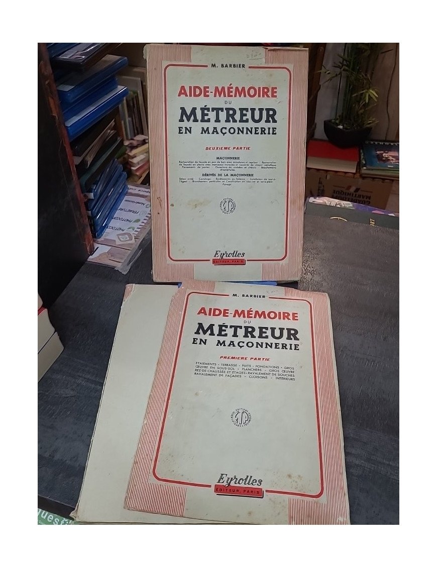 Aide-mémoire du métreur en maçonnerie par Barbier