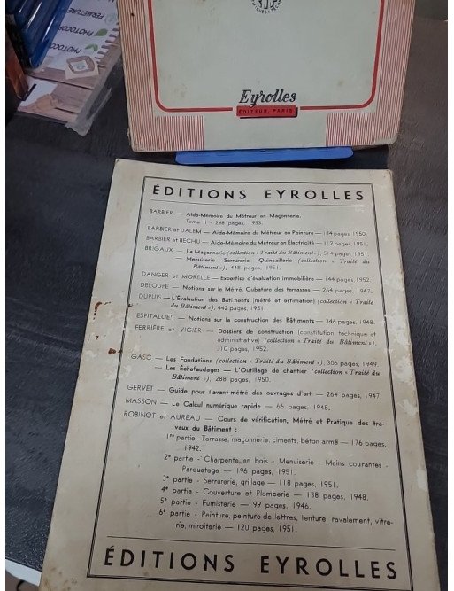 Aide-mémoire du métreur en maçonnerie par Barbier