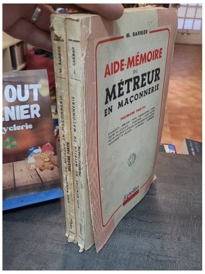 Aide-mémoire du métreur en maçonnerie par Barbier