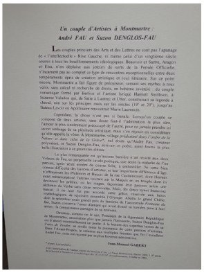 L'épine ardente Cuvée tendre et polissonne - Poèmes par Suzon Denglos-Fau et André Fau