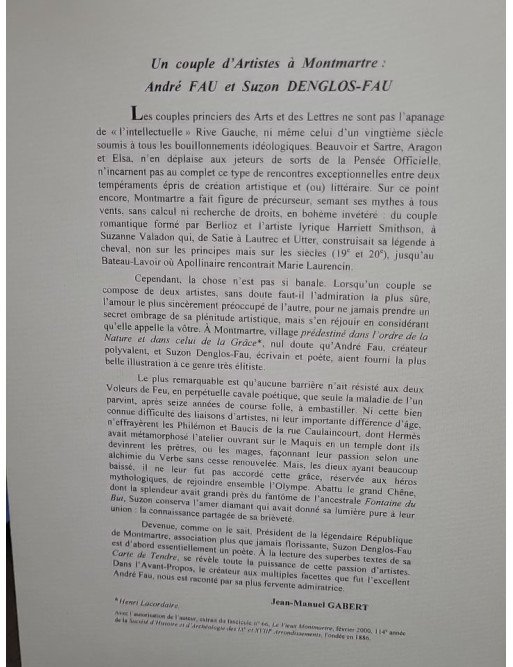 L'épine ardente Cuvée tendre et polissonne - Poèmes par Suzon Denglos-Fau et André Fau
