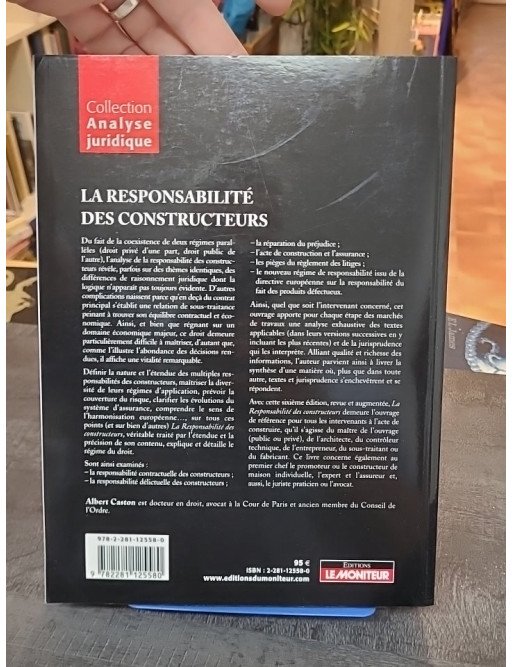 La responsabilité des constructeurs par Albert Caston