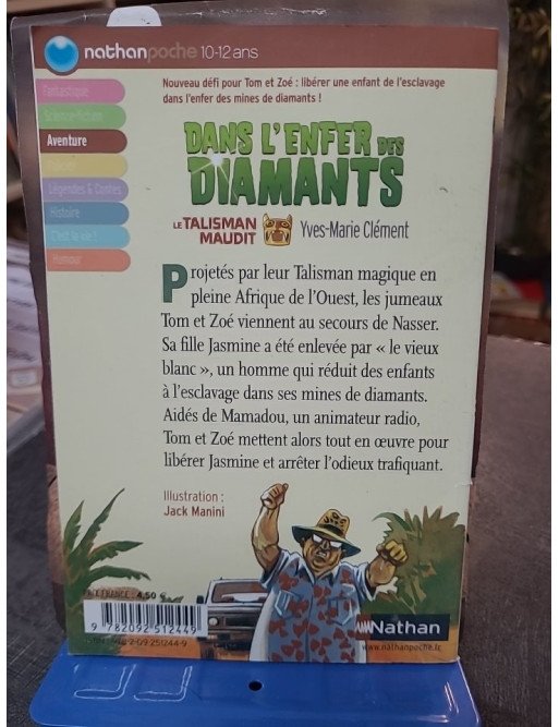 Dans l'enfer des diamants - Tome 3 par Yves-Marie Clément et Jack Manini (Poches Nathan)