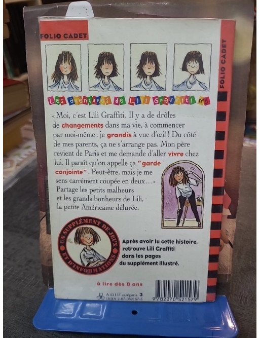 Lili Graffiti Voit Rouge (Tome 6) par Paula Danziger - Folio Cadet Jeunesse