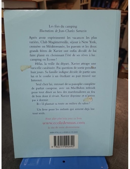 Les fées du camping de Susie Morgenstern - Roman jeunesse humour et aventure
