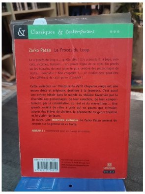 Le Procès Du Loup de Zarko Petan - Pièce de théâtre jeunesse sur Le Petit Chaperon rouge