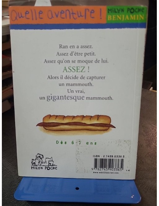 Le Sandwich de Mammouth - Récit pour lecteurs en herbe par Michel Piquemal