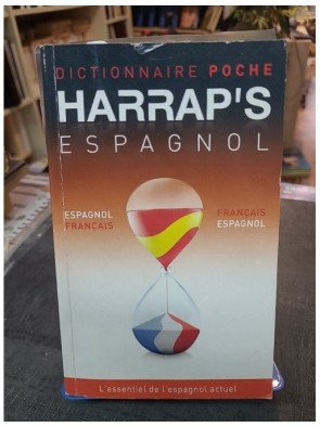Dictionnaire Harrap's Poche espagnol français - Vocabulaire actuel et conjugaisons