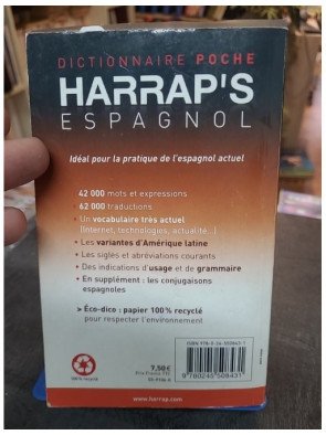 Dictionnaire Harrap's Poche espagnol français - Vocabulaire actuel et conjugaisons