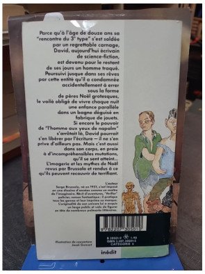L'Homme aux yeux de napalm - Roman de science-fiction de Serge Brussolo