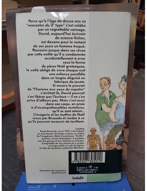 L'Homme aux yeux de napalm - Roman de science-fiction de Serge Brussolo