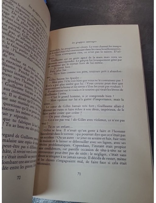 Les Grappes Sauvages - Roman, une œuvre de l'auteur français Maurice Périsset