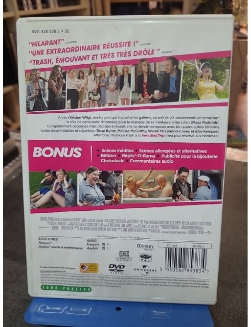Mes meilleures amies (Bridesmaids) de Kristen Wiig et Paul Feig (DVD)