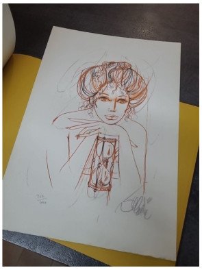 Arabesques : Édition Originale Illustrée par Jean-Baptiste VALADIé, Visions Nouvelles 1977 ( avec lithographie a l'interieure )
