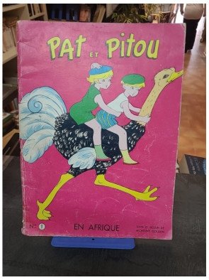 Pat et Pitou en Afrique N°1 : La Bande Dessinée Vintage par Micheline Gollain