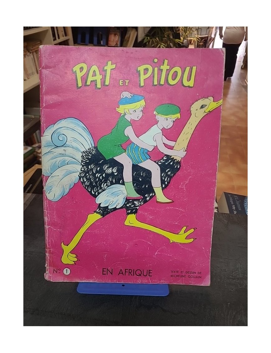 Pat et Pitou en Afrique N°1 : La Bande Dessinée Vintage par Micheline Gollain