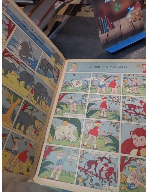 Pat et Pitou en Afrique N°1 : La Bande Dessinée Vintage par Micheline Gollain