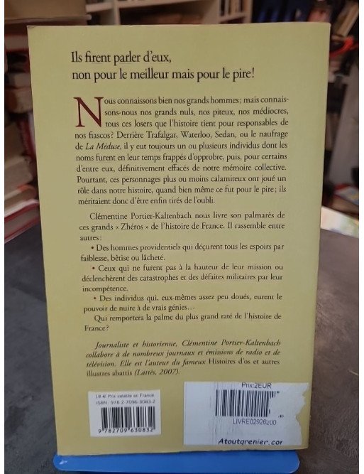 Grands Z héros de l Histoire de France de Clémentine Portier-Kaltenbach