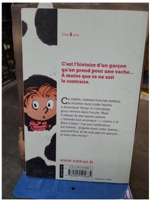 Vachement moi ! : le roman jeunesse humoristique d'Emmanuel Bourdier sur les codes-barres